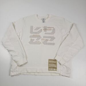 Disney Park Star‎ Command Buzz Lightyear Sweatshirt Beige Light Sweater Medium